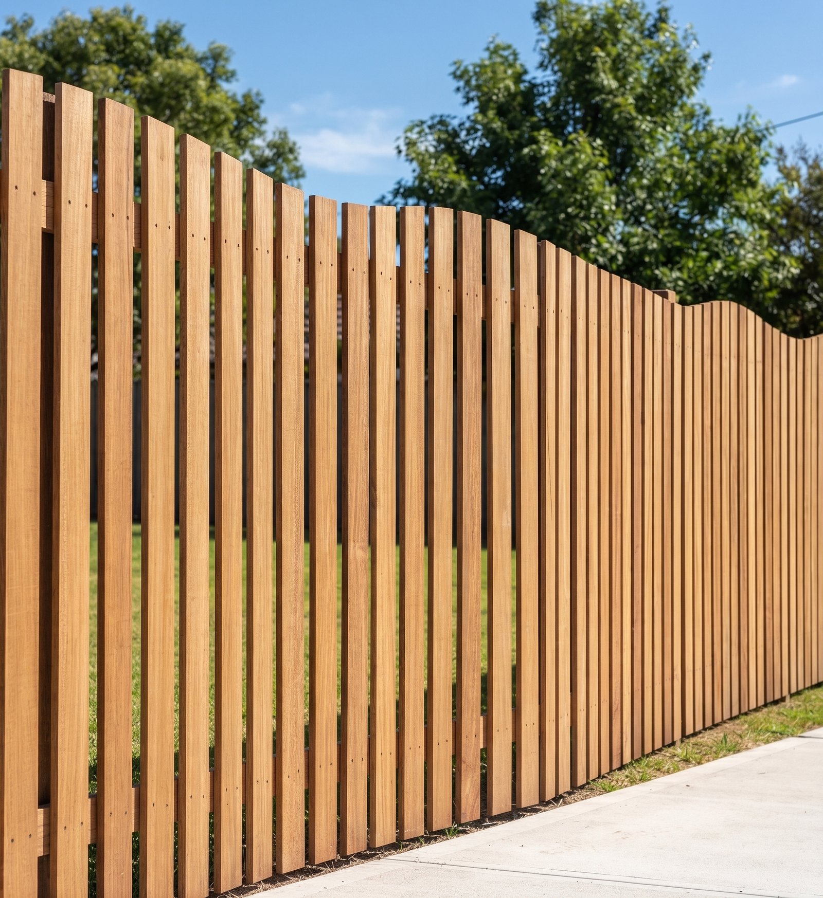 Timber fencing