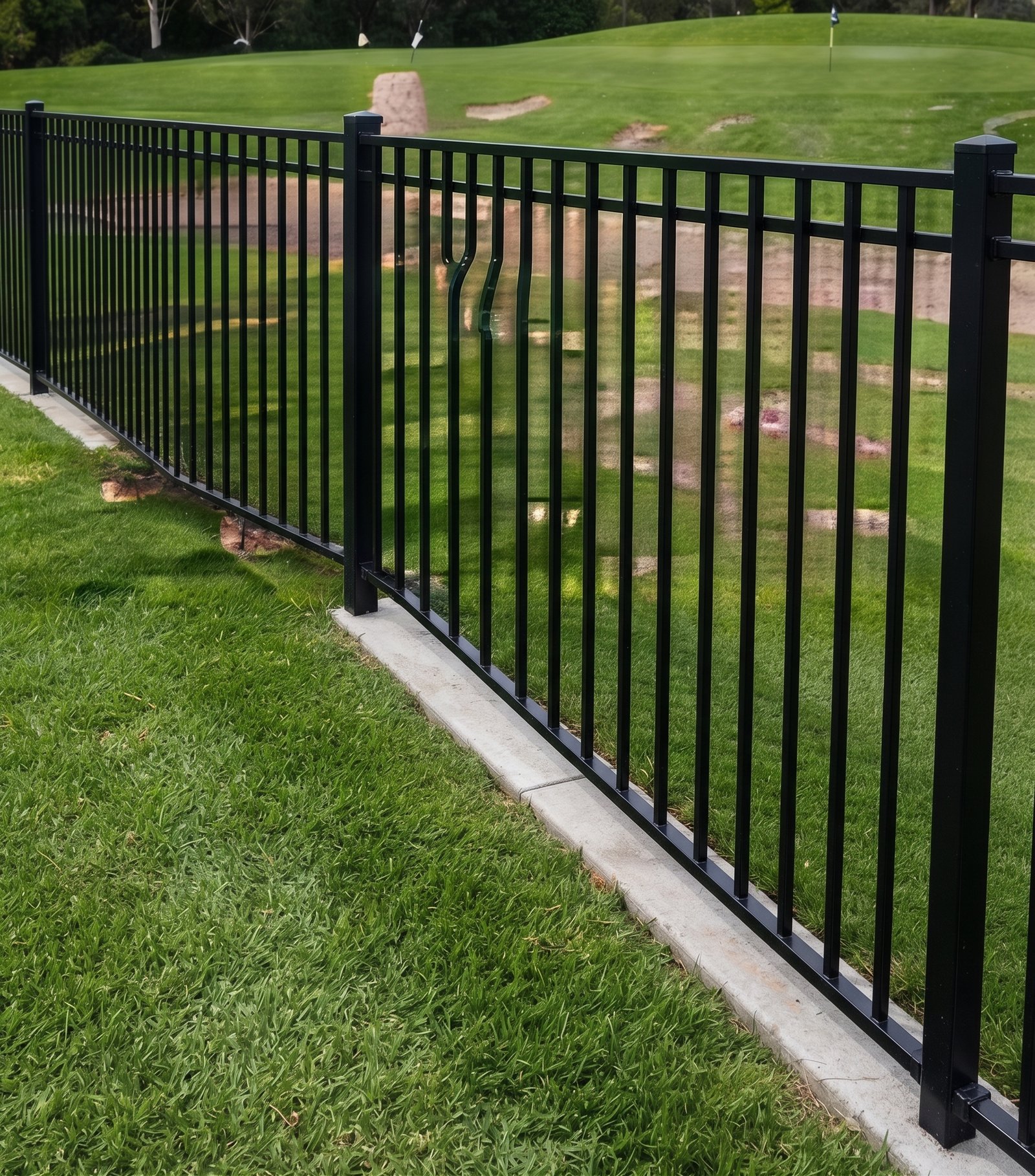 Aluminium fencing